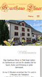 Mobile Screenshot of gasthaus-elmer.ch