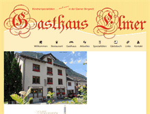 Tablet Screenshot of gasthaus-elmer.ch
